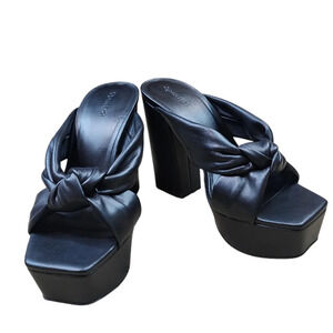 OpenEdit Kaia Knot Women Platform Heels